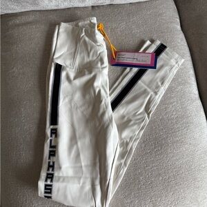 Alfani Cream Pants with Black Accents